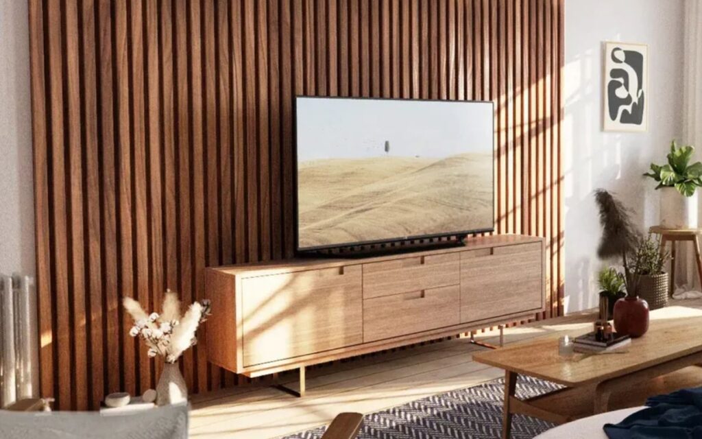 Tv Console Feature Wall